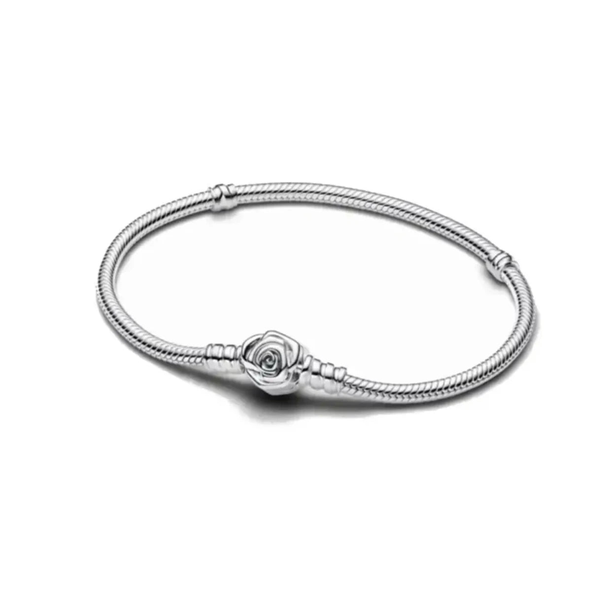 Adjustable 925 Sterling Silver Bracelet – DIY Fashion Charm Jewelry for Women