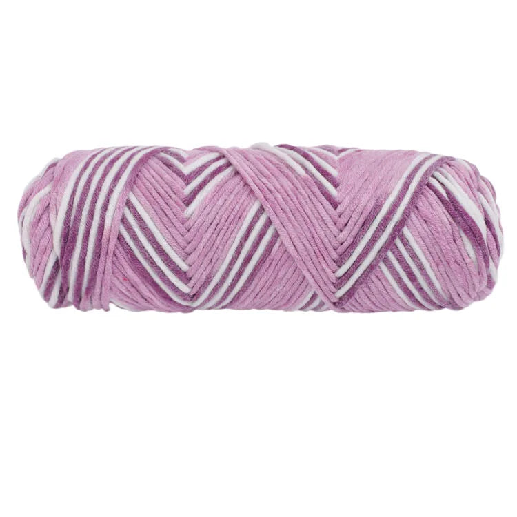 100g Milk Cotton Yarn – Soft Acrylic Rainbow Yarn for Knitting & Crochet