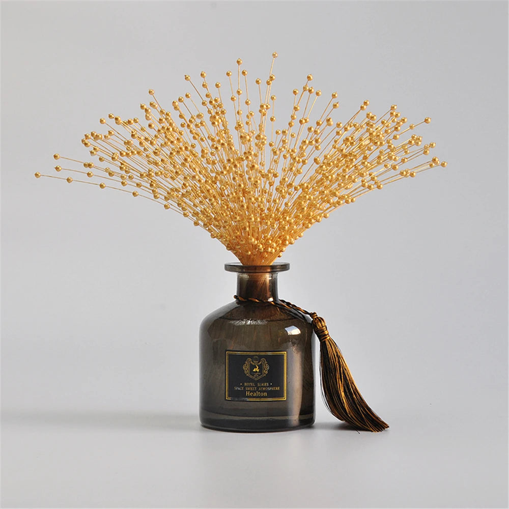 Pearl Bead Sticks – 10PCS Handmade Flower Stems for Bridal Bouquets & Wedding Décor