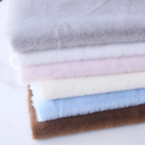 5mm Soft Plush Fabric – Thick Faux Fur for DIY Crafts & Sewing