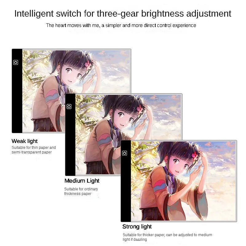 LED Drawing Copy Pad – 3-Level Dimming Art Board