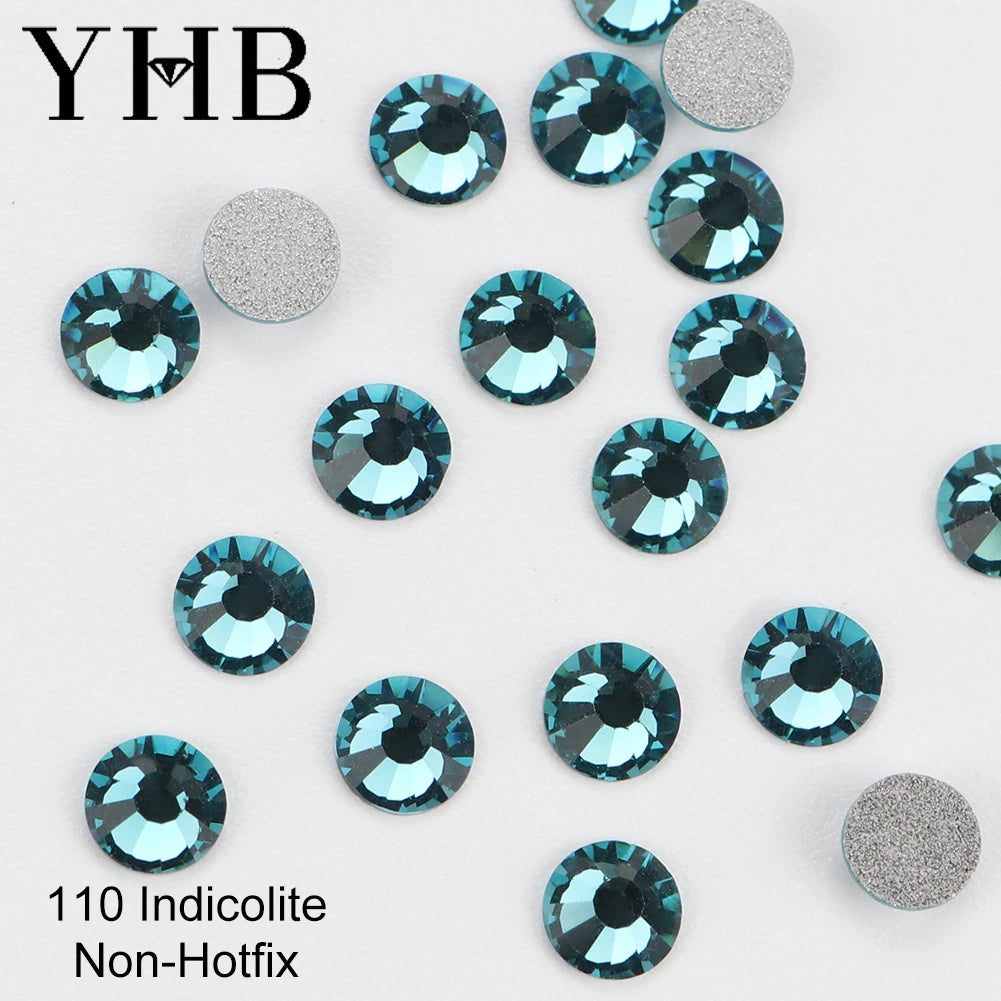 YHB Cold-Fix Crystal Rhinestones – 101–133 PCS for DIY Crafts