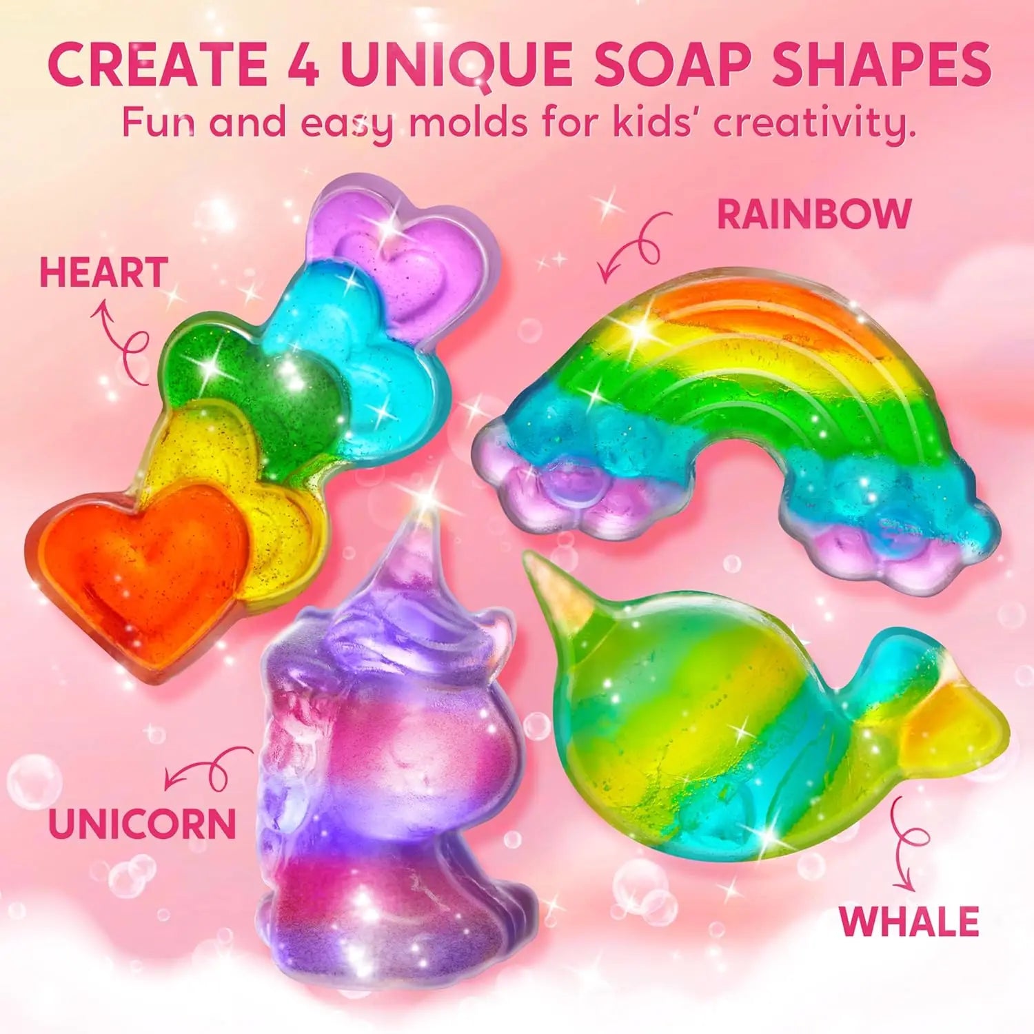 JOYFY Unicorn Soap Making Kit – DIY STEM Craft for Kids & Teens