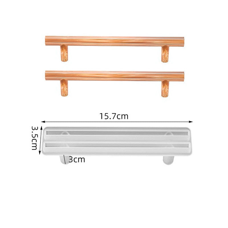 Tray Epoxy Resin Silicone Mold DIY Large Rectangle Tea Plate Coaster Resin Mold For Home Decoration Craft Making Art Supplies
