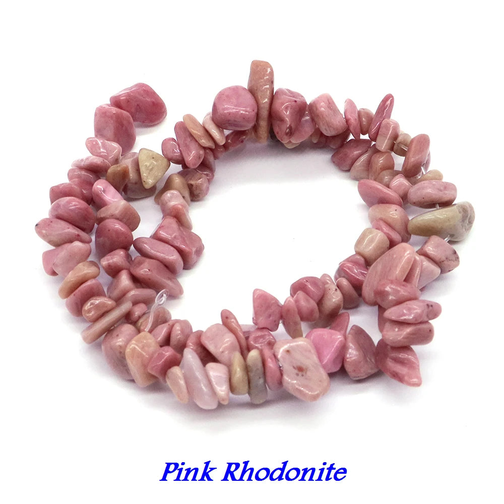 Natural Aquamarine Quartz Beads – Freeform Chips for DIY Jewelry & Crafts