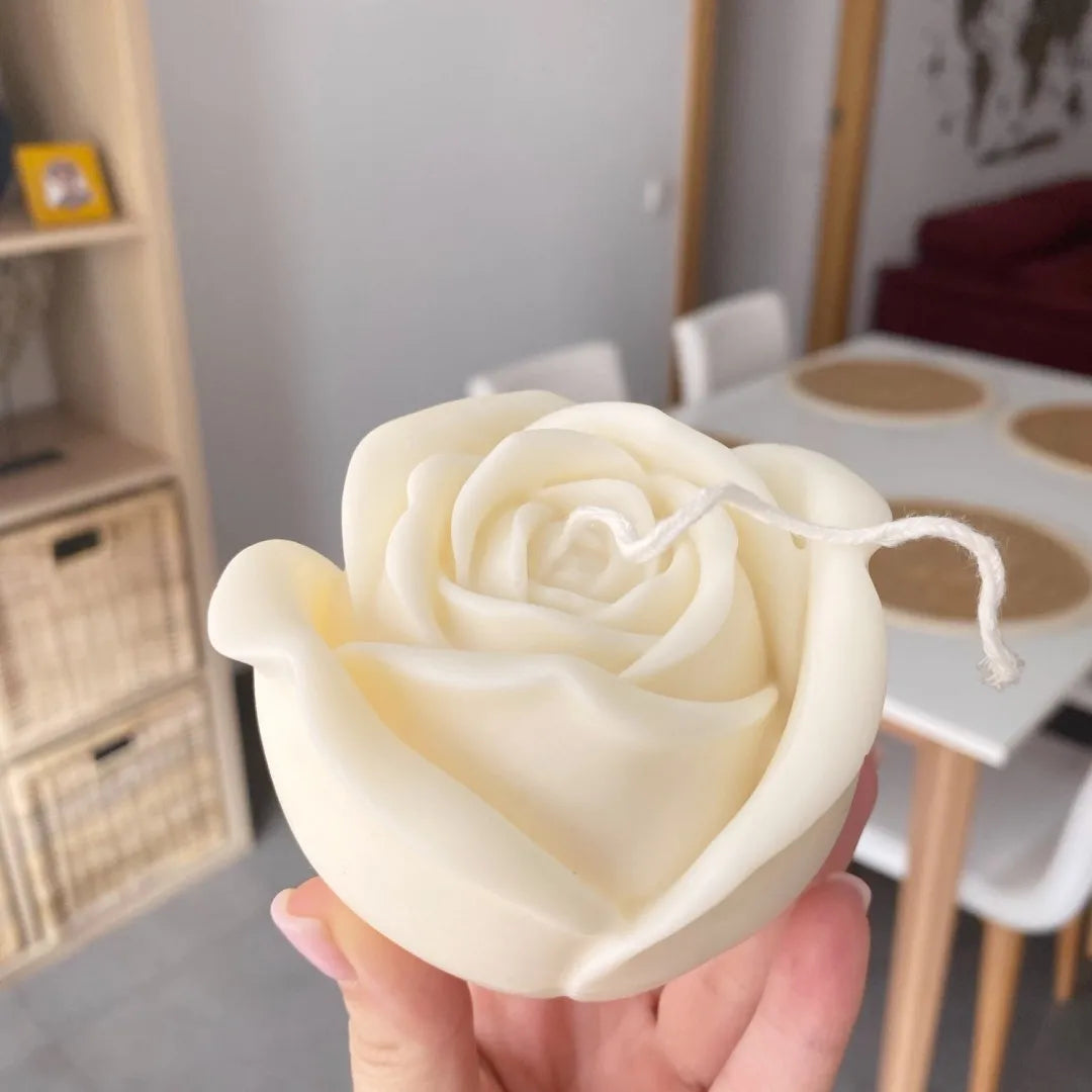 Peony & Rose Silicone Mold – DIY Candle, Soap & Cake Mold
