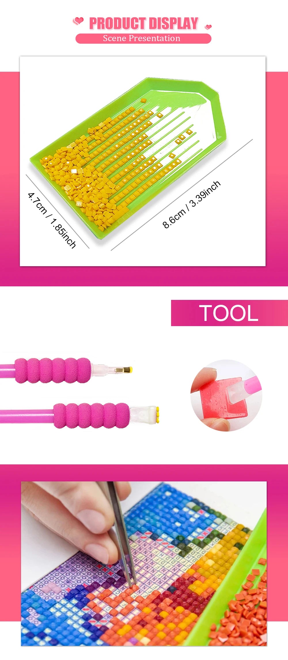 Snow White Diamond Painting Kit – DIY Rhinestone Embroidery Art