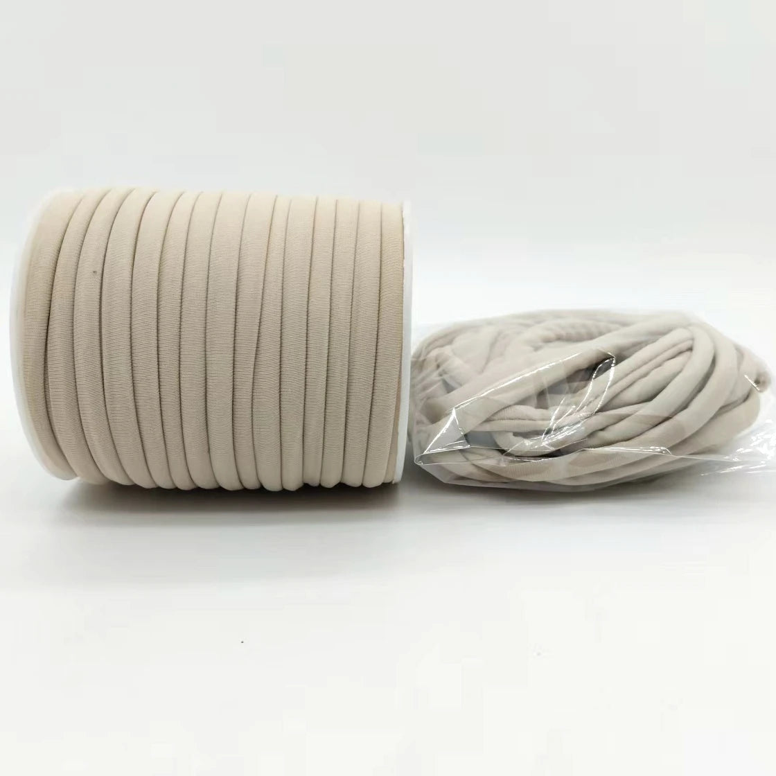 5mm Elastane Cord – Plain Color Hollow Stitched Elastic Band (46 Colors)