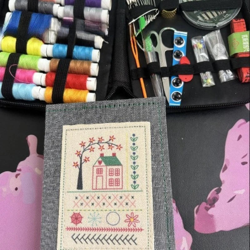 DIY Embroidery Stitch Book Sewing Practice Kit