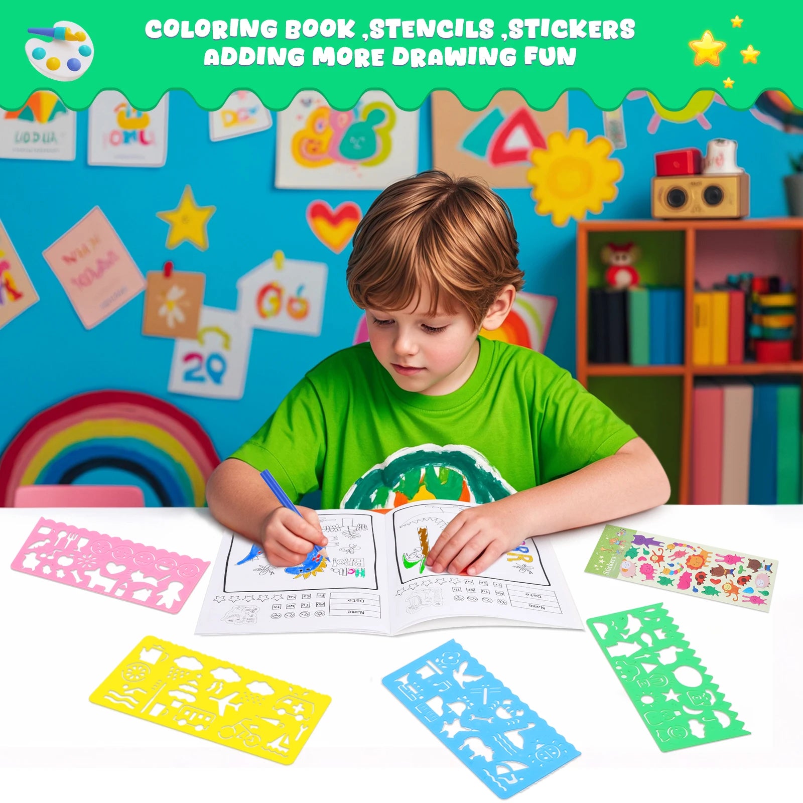 100+ Piece Drawing Art Kit