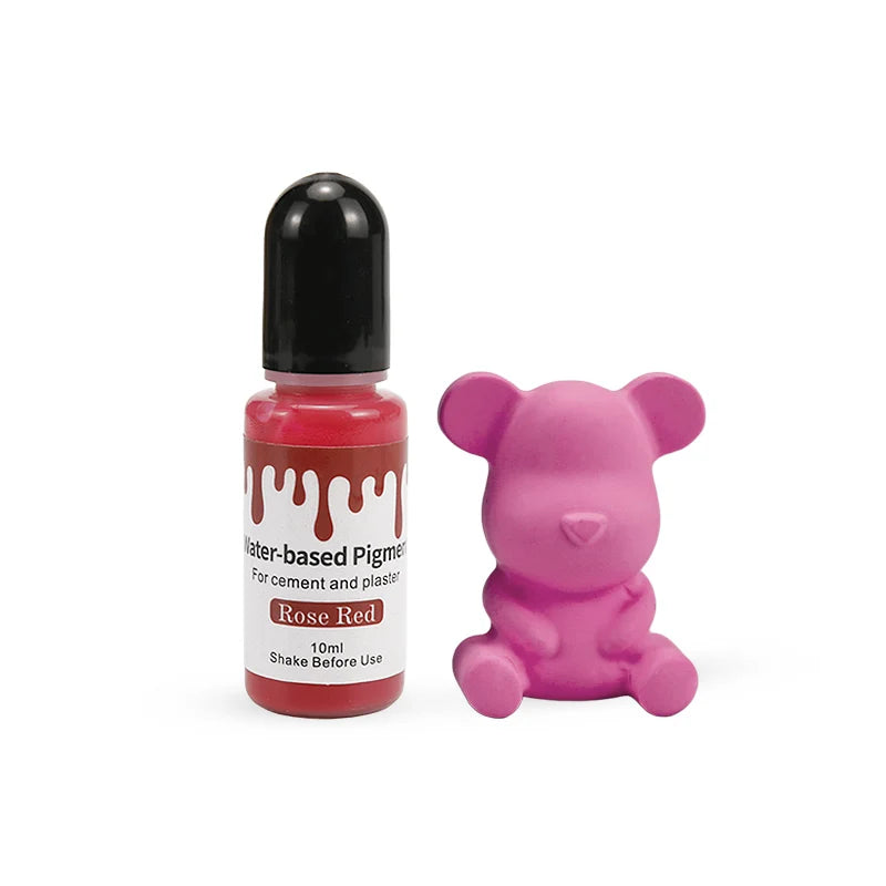 24-Color Water-Based Gypsum Pigment Set – DIY Plaster & Pottery Dye