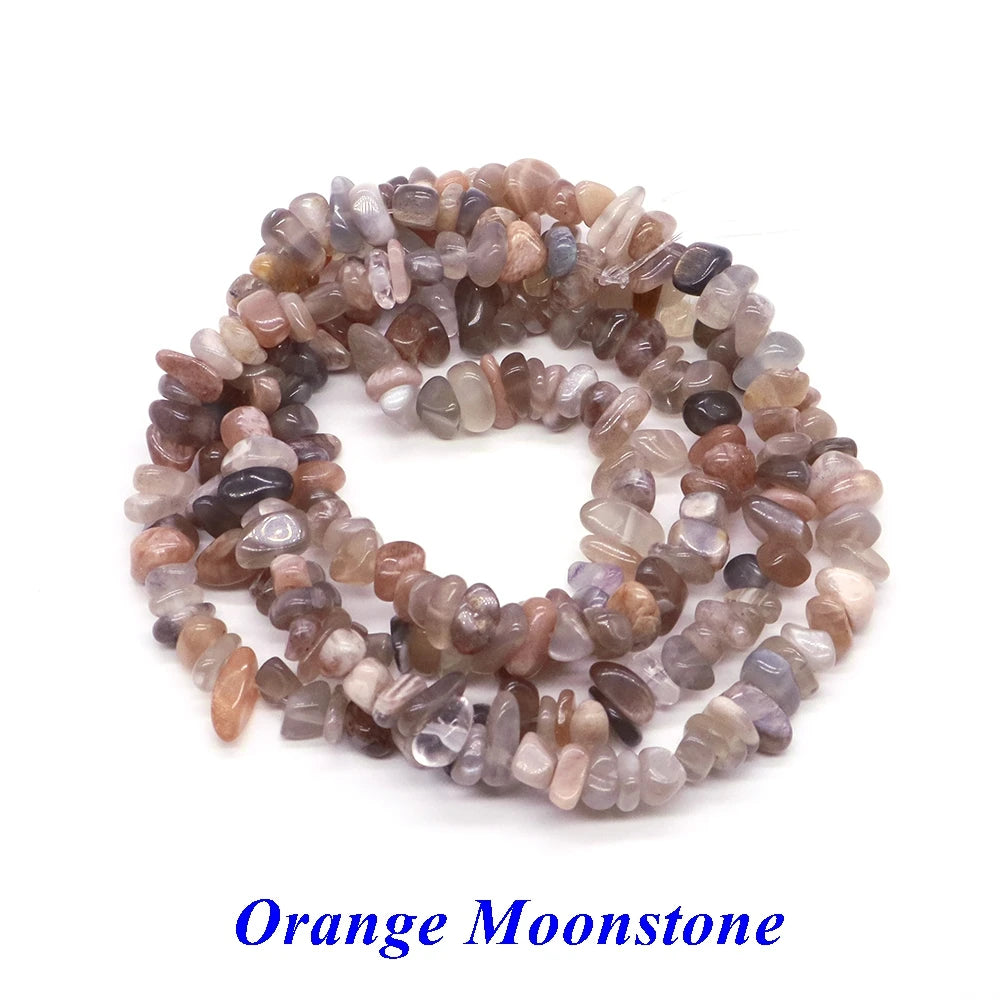 Natural Aquamarine Quartz Beads – Freeform Chips for DIY Jewelry & Crafts