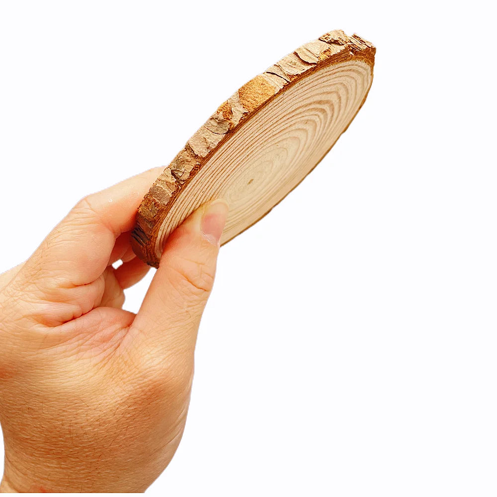 Natural Pine Wood Slices – DIY Craft & Wedding Decor