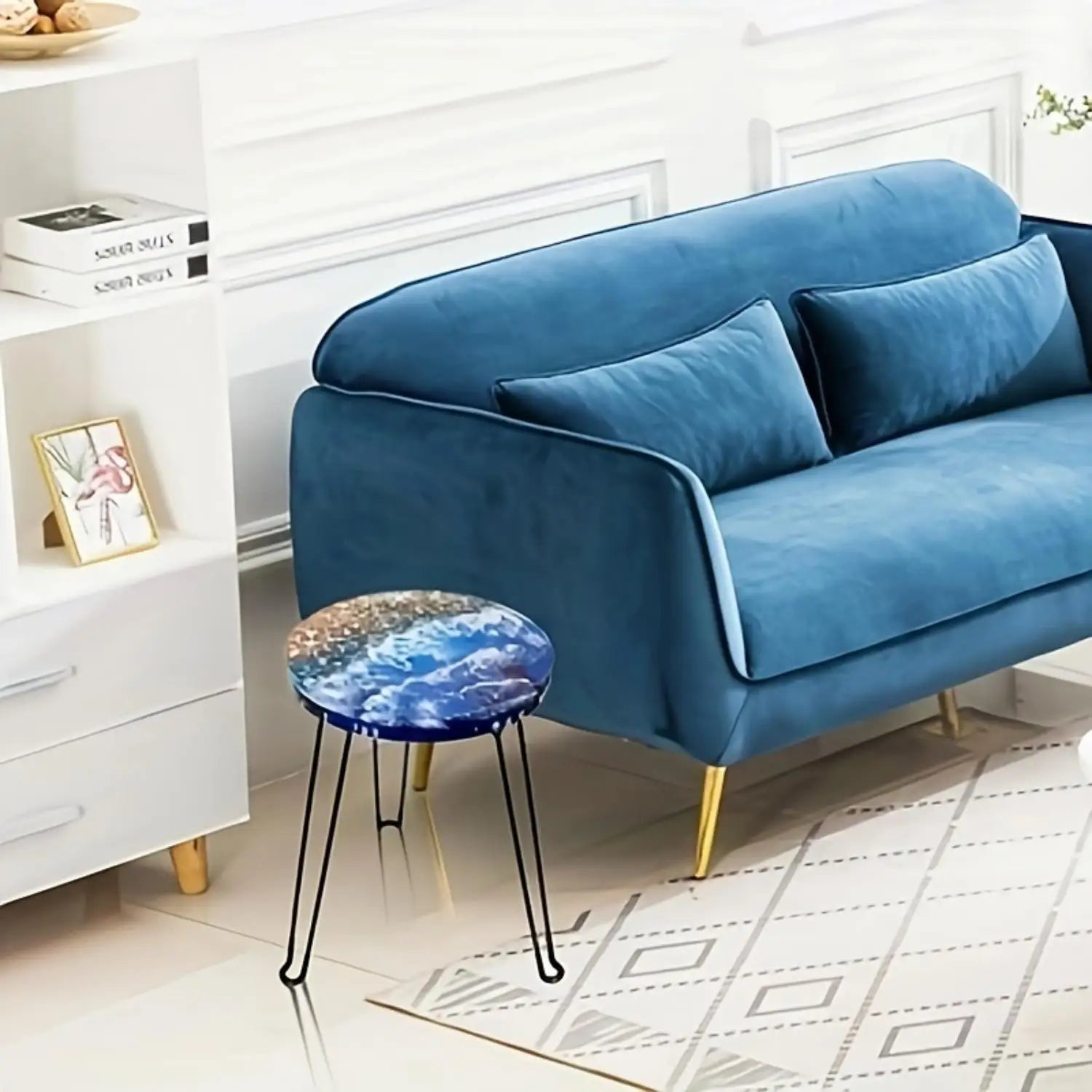 Epoxy Resin Table Tool Set – Round Molds, Table Legs & Screw Kit