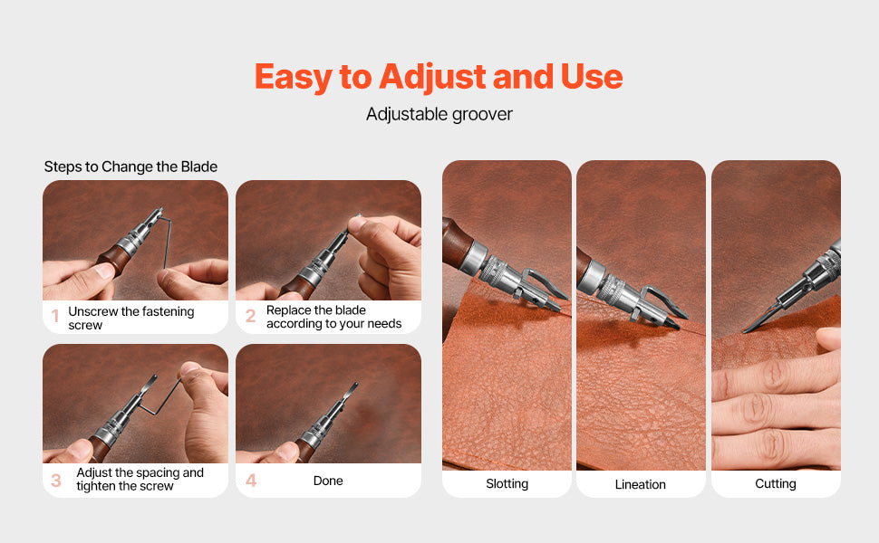 Leather Working Tools Kit