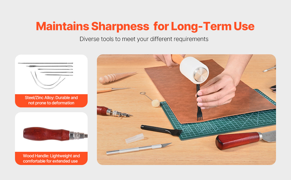 Leather Working Tools Kit